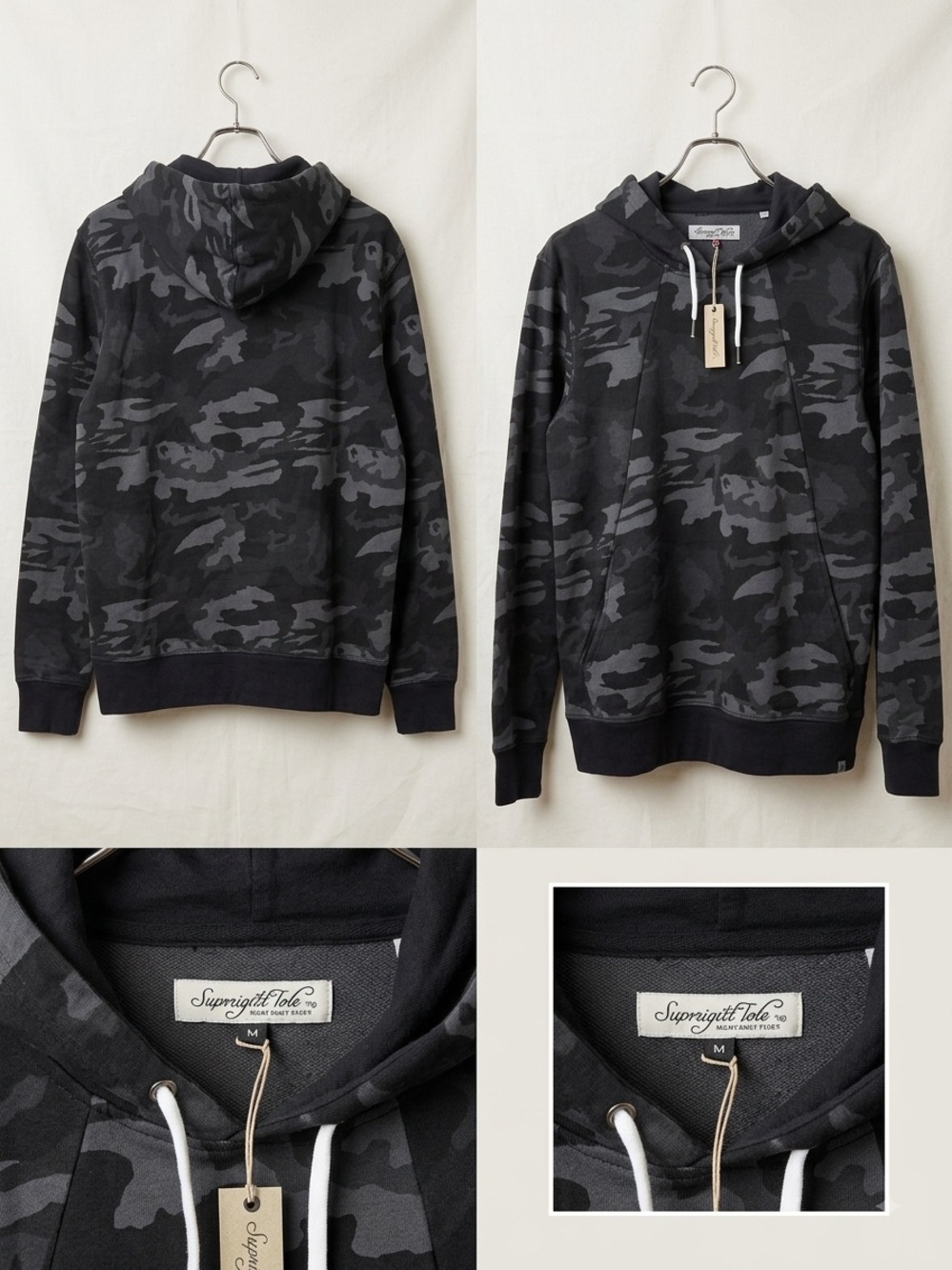 Sovereign Code Black & Charcoal Camo Pullover Hoodie